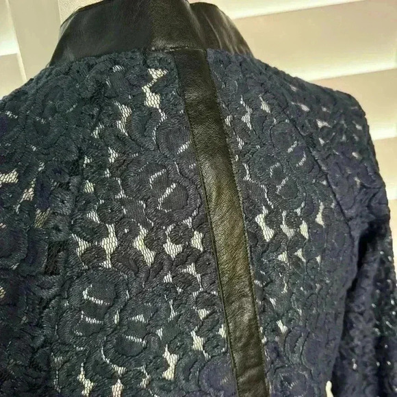 Stella & Dot Lace Bomber - Picture 3 of 9